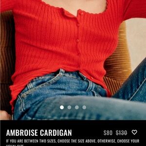 Sezane NWT Ambroise Cardigan